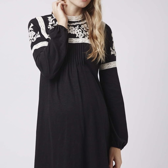 Topshop - Black Maternity Dress - Picture 1 of 5
